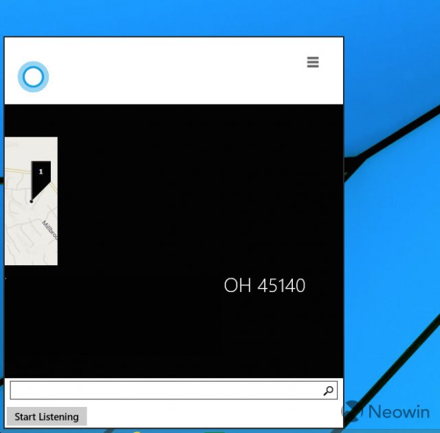 Ещё больше изображений голосового помощника в Windows 10