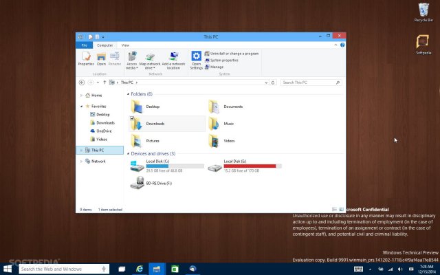 Windows 10: Сборка 9901 получила множество новых иконок