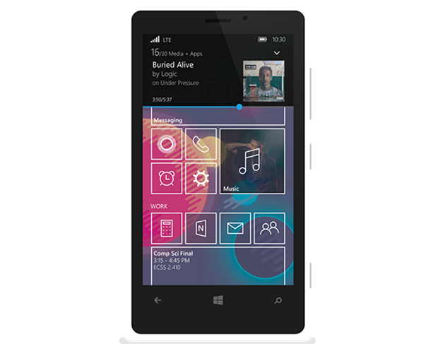 Ещё один новый концепт Windows 10 для смартфонов