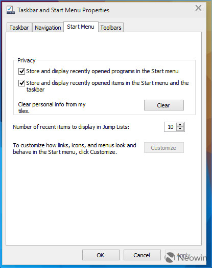Windows 10: Charm bar'а больше нет. Стартовый экран доступен только для небольших устройств