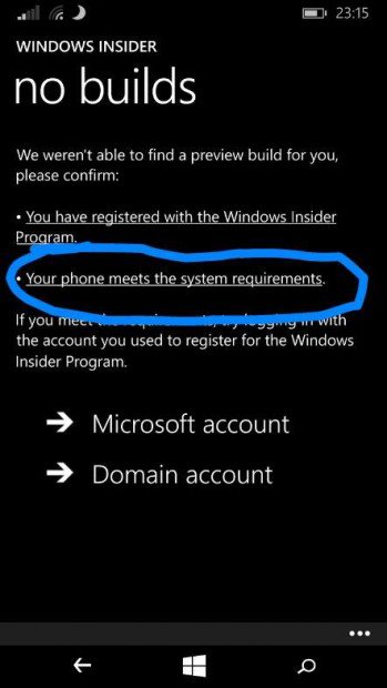 Приложение Phone Insider теперь переименовано в Windows Insider