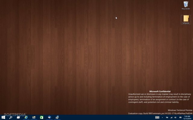 Сборка Windows 10 Technical Preview for Consumer Build 9901 не будет выпущена официально