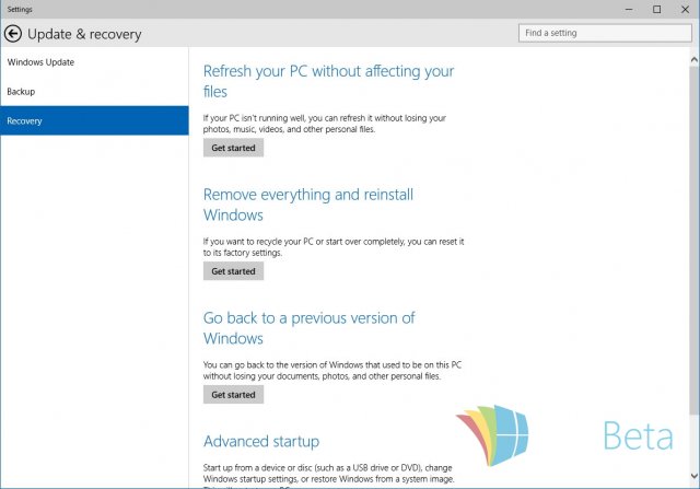 Windows 10 TP Build 9926: Небольшой обзор обновлённого приложения Настроек