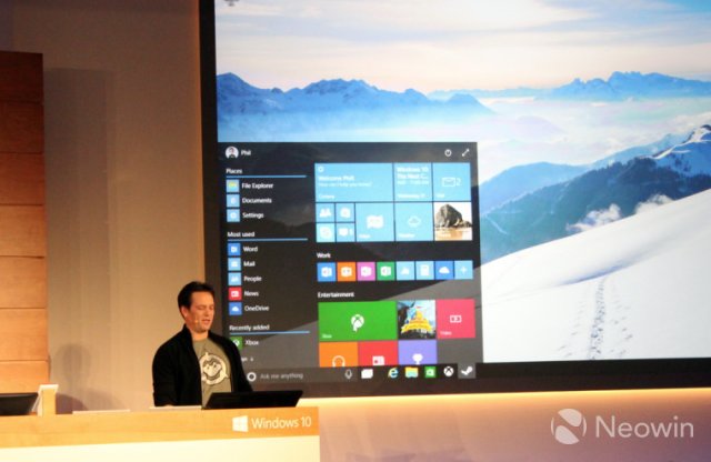 Windows 10: Прозрачность для меню Пуск появится в будущих сборках
