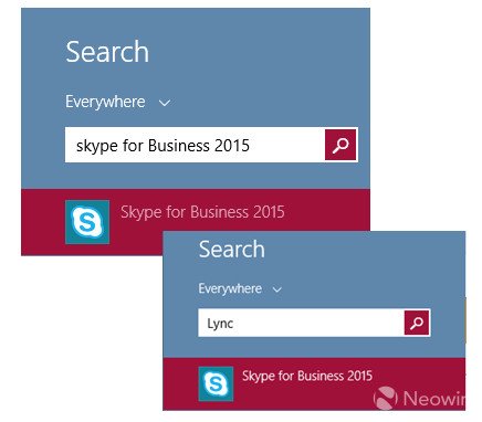 В сети появились скриншоты приложения/программы Skype для бизнеса