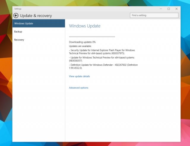 Microsoft выпустила несколько новых обновлений для Windows 10 TP Build 9926