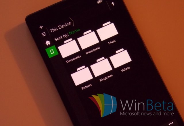 В Windows 10 для смартфонов будет новый файловый менеджер