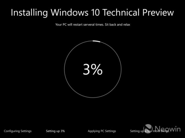 Windows 10: интерфейс процесса установки подвергся обновлению