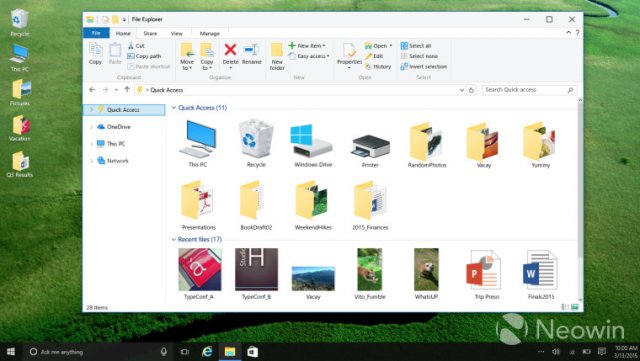 Microsoft проводит опрос по поводу новых иконок в Windows 10