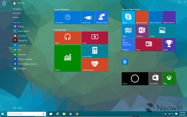 Изображения сборки Windows 10 Build 10041