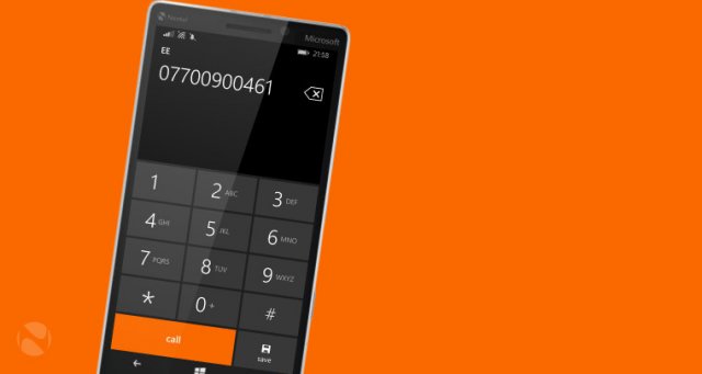 Windows 10 for Phones: умный набор номера