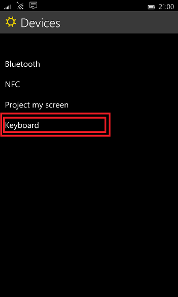 Возвращаем кнопку переключения языков на клавиатуре в Windows 10 for Phones
