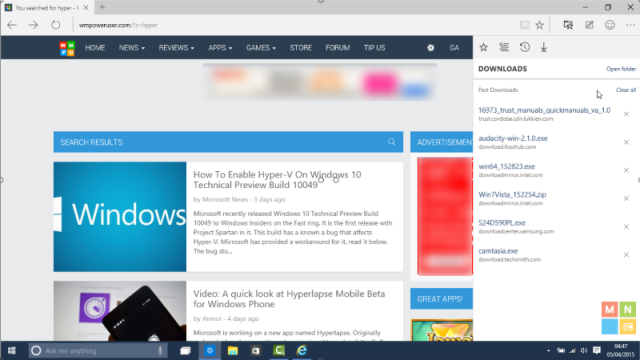 Windows 10 Build 10051: несколько изменений в браузере Spartan