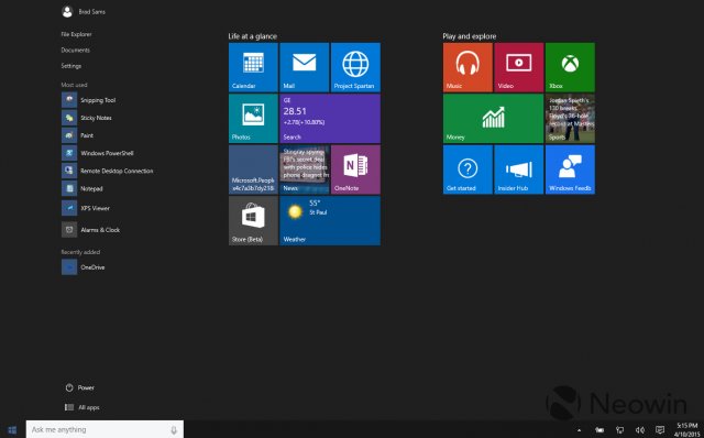 Множество изображений утёкшей в Сеть сборки Windows 10 Build 10056