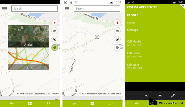 Несколько скриншотов новых приложений из последней официальной сборки Windows 10 for Phones