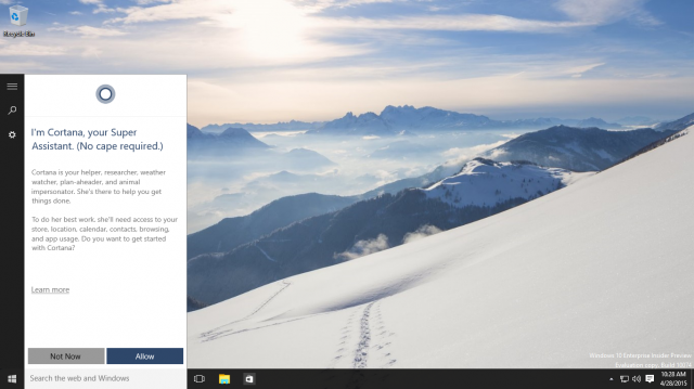 Утекла в Сеть сборка Windows 10 Build 10074