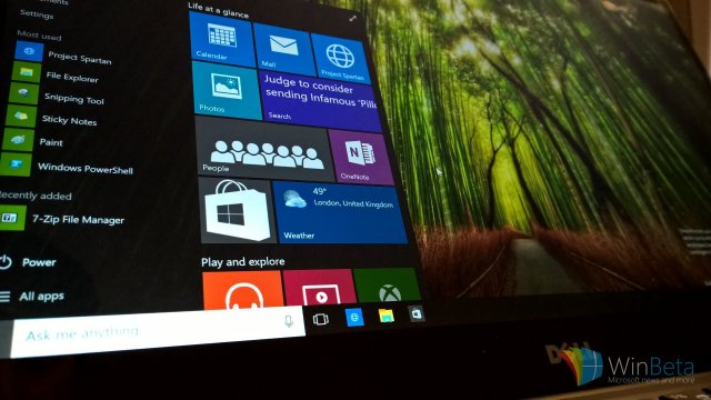 Сборка Windows 10 Build 10074 на видео