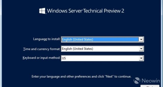 Microsoft выпустила версию Windows Server Technical Preview 2 для подписчиков TechNet