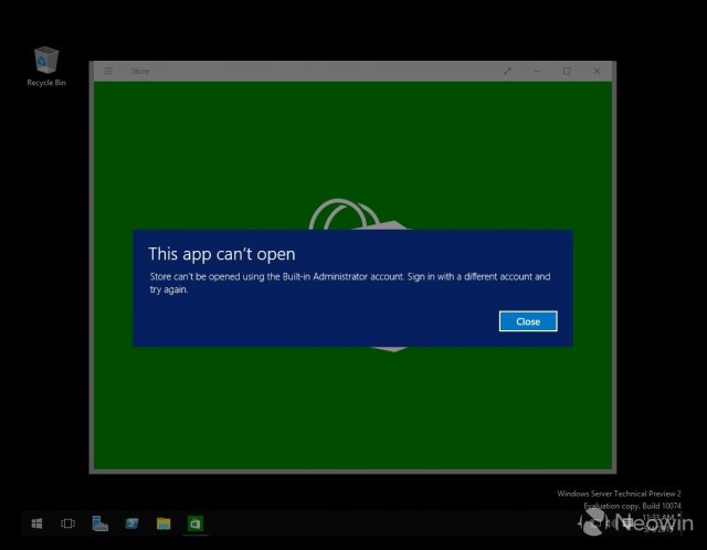 Скриншоты Windows Server Technical Preview 2 Build 10074