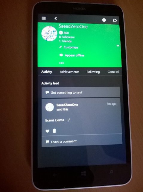 Новое приложение Xbox в Windows 10 for Phones показали на видео и скриншотах