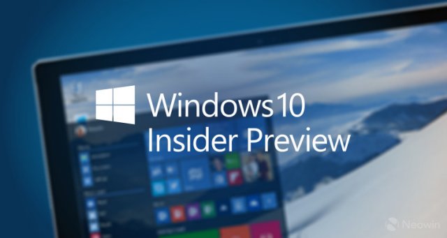 Следующей сборкой Windows 10 для инсайдеров станет билд 10122
