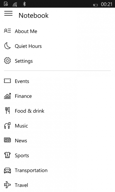 Скриншоты сборки Windows 10 Mobile Build 10149