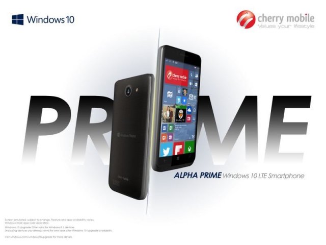 Cherry Mobile Alpha Prime 4 и Alpha Prime 5 - первые смартфоны на Windows 10 Mobile? Характеристики дуэта