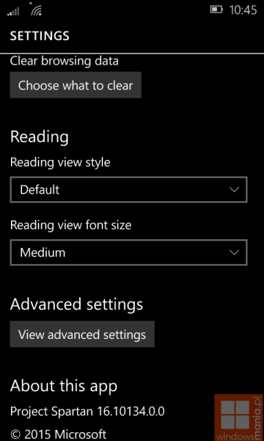 Скриншоты Windows 10 Mobile Build 10134