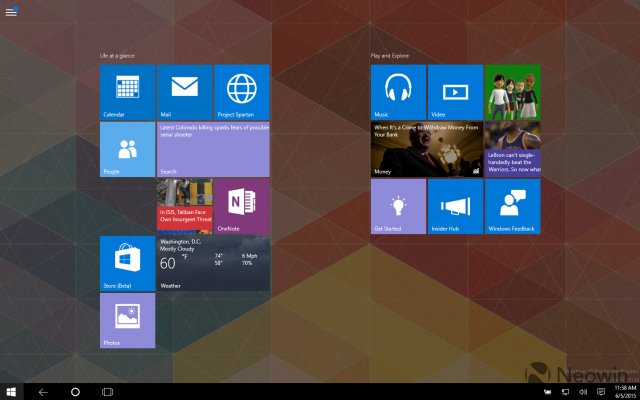 Ещё больше изображений сборки Windows 10 Build 10134