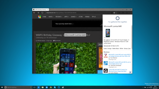В сборке Windows 10 Build 10134 можно включить тёмную тему для браузера Microsoft Edge