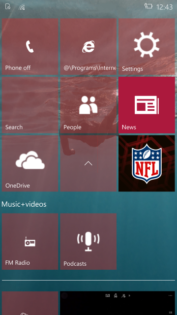 Скриншоты сборки Windows 10 Mobile Build 10136 [дополнено]