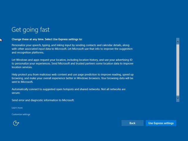 Изменения в Windows 10 Build 10147