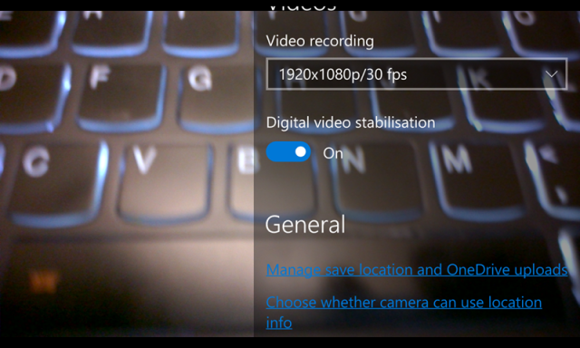 Демонстрация возможности Digital Video Stabilization в Windows 10 Mobile