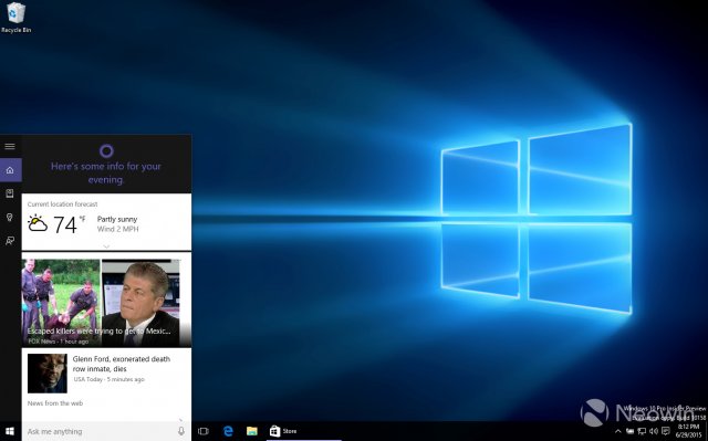 Скриншоты сборки Windows 10 Build 10158