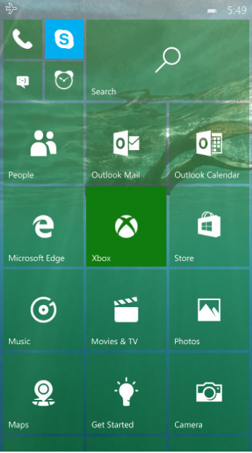 Немного более полный взгляд на сборку Windows 10 Mobile Build 10158
