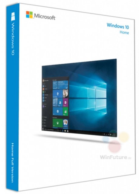 В сеть попал дизайн коробочных версий Windows 10 для редакций Pro и Home [обновлено]
