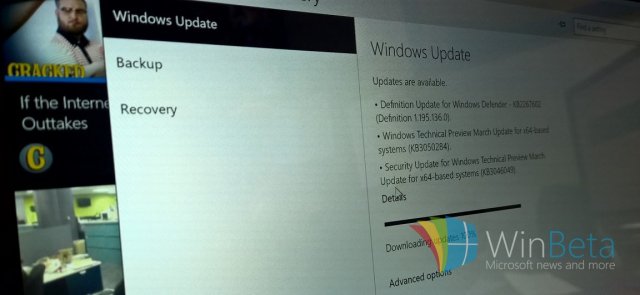 Microsoft выпустила обновления для сборки Windows 10 Build 10240