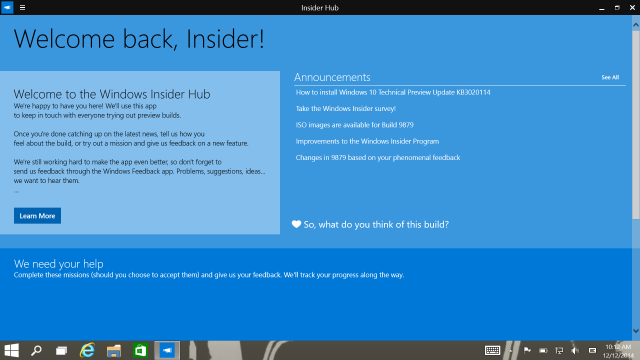 Как вернуть Insider Hub в Windows 10