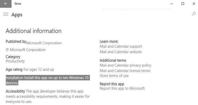 Теперь одно и то же приложение для Windows 10 можно будет установить только на десяти устройствах