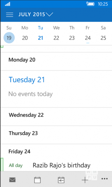 Скриншоты сборки Windows 10 Mobile Build 10240 из эмулятора