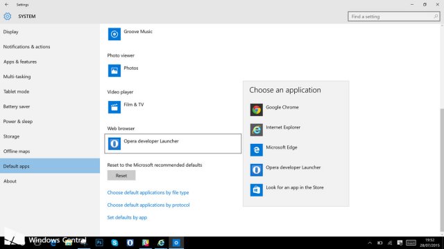 Как установить  браузер  по умолчанию в Windows 10