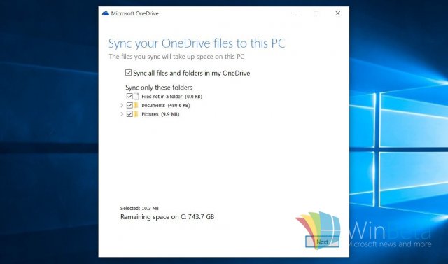 Как настроить сервис OneDrive в Windows 10