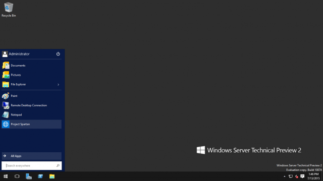 Сборка Windows Server 2016 Technical Preview 3 будет выпущена в этом месяце
