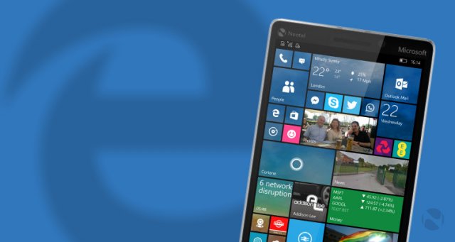 Сборка Windows 10 Mobile Build 10512 не принесла никаких изменений для брузера Microsoft Edge