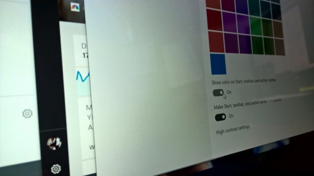 Как изменить цвет заголовка в Windows 10 Build 10525