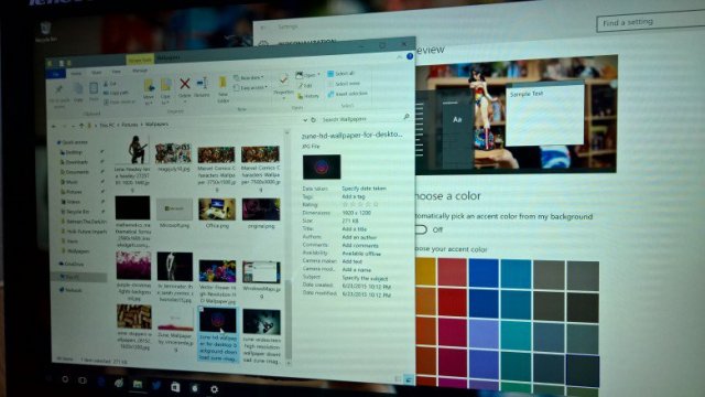 Как изменить цвет заголовка в Windows 10 Build 10525