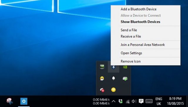 Как в Windows 10 передать файлы через Bluetooth