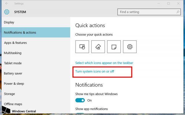 Как выбрать нужный вариант отображения значков в Панели задач Windows 10