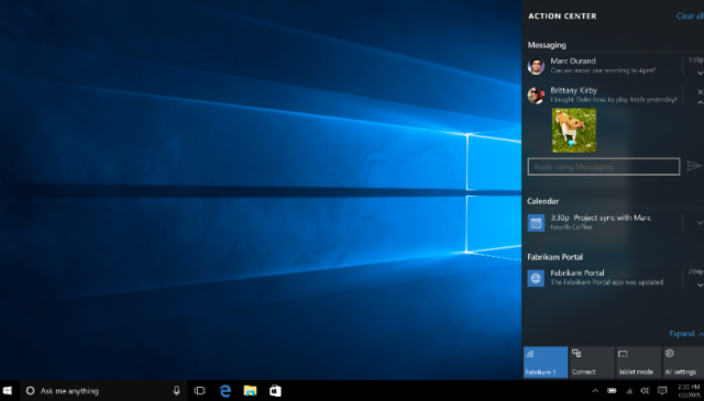 Примечания к Windows 10 PC Insider Preview build 10532