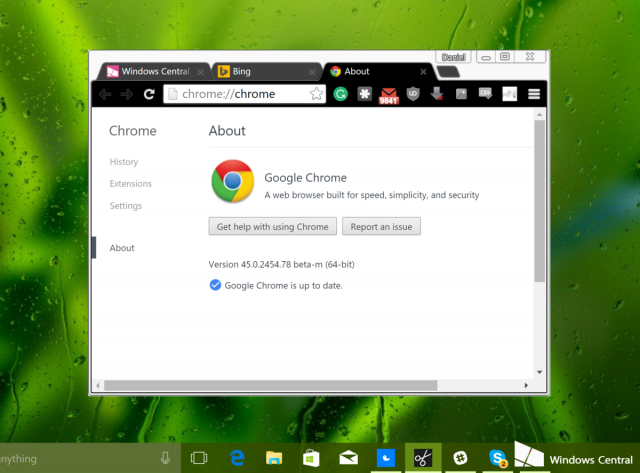 64-битная бета-версия браузера Google Chrome теперь работает корректно в Windows 10 Insider Preview